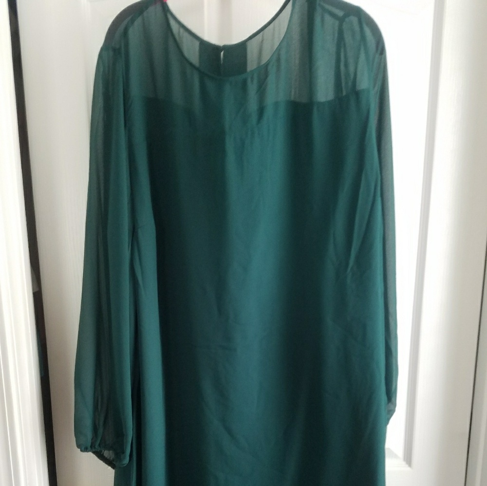 NWT Ny & Co Eva Mendes Emerald green dress